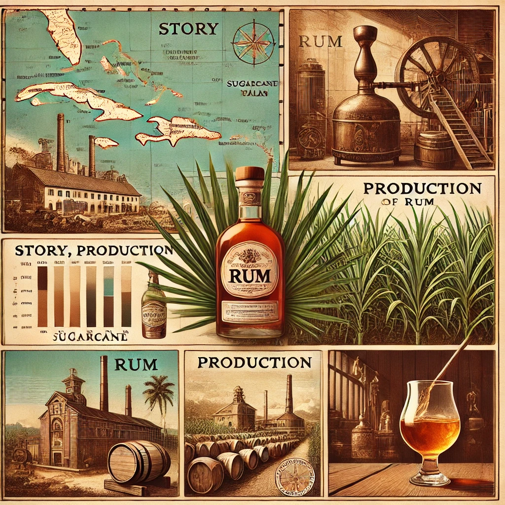 Rum Storia, Produzione e Degustazione